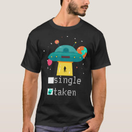 Camiseta OVNI de San Valentín personalizado