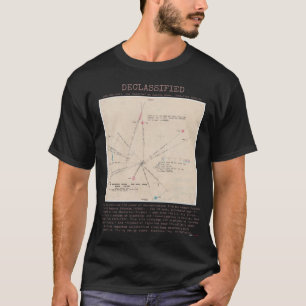 Camiseta OVNI - Desclasificado DOW-UAP-D017, UAP SANDIA,48-