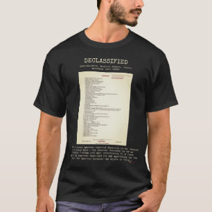 Camiseta OVNI - Desclasificado DOW-UAP-D074, M.R, SIRIA NOV