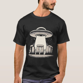 Camiseta OVNI en Stonehenge