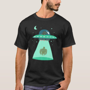 Camiseta OVNI OVINO Dogecoin Alien Abducción Funny Doge Co