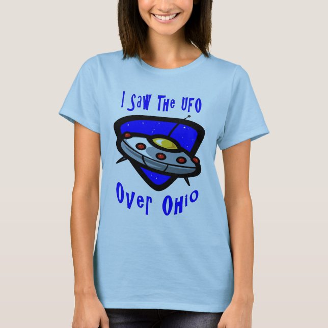 Camiseta OVNI sobre Ohio (Anverso)