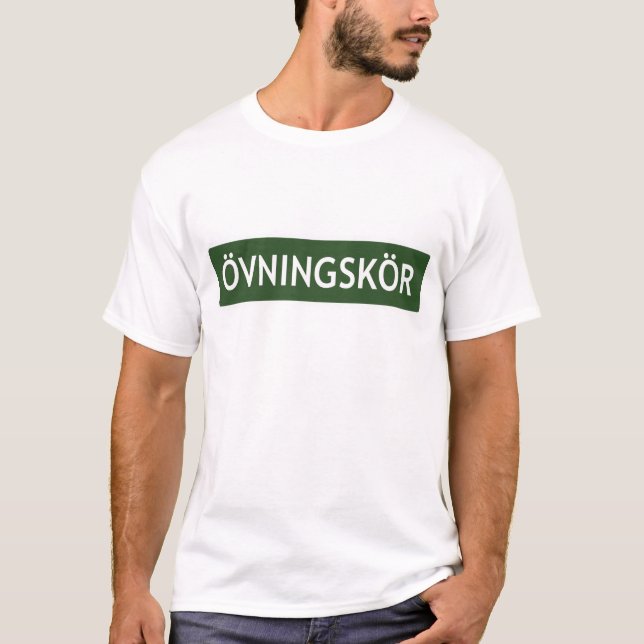 Camiseta ÖVNINGSKÖR ("conductor del estudiante" o (Anverso)