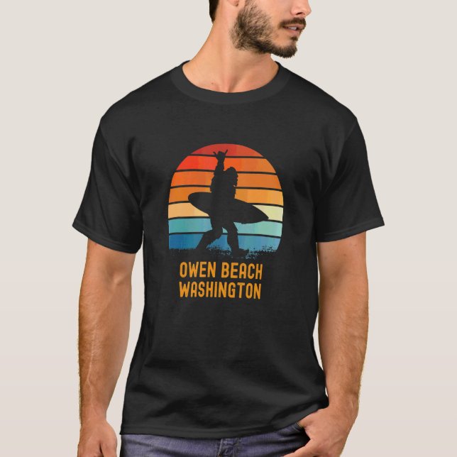 Camiseta Owen Beach Washington Sasquatch Souvenir 1 (Anverso)