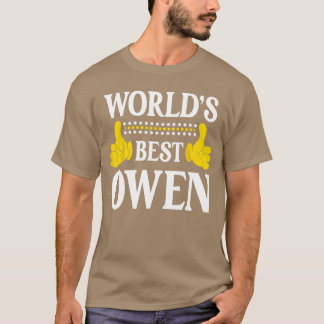 Camiseta Owen Personal Name Funny First Name Worlds Best Ow