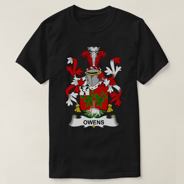 Camiseta Owens Coat of Arms Family Crest Premium  (Diseño del anverso)