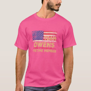 Camiseta Owens Last Name Shirt Team Owens Lifetime Member