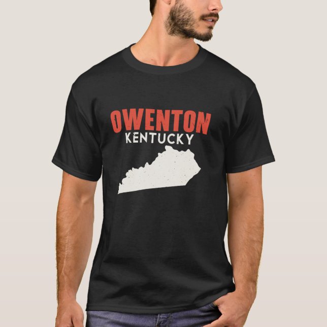Camiseta Owenton Kentucky USA State America Travel Kentucki (Anverso)