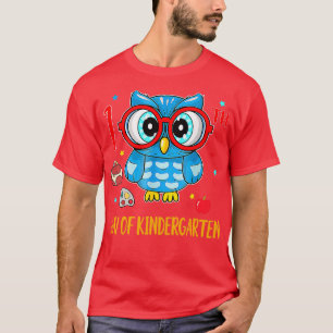 Camiseta Owl 100° Día De La Infancia Divertido 100 Días Int