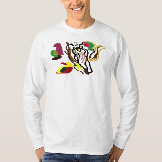 Camiseta Owl autumn oil (Anverso)