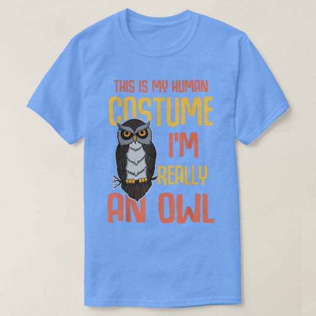 Camiseta Owl Birds Ornithologist Biology Biologist Night Cu (Diseño del anverso)