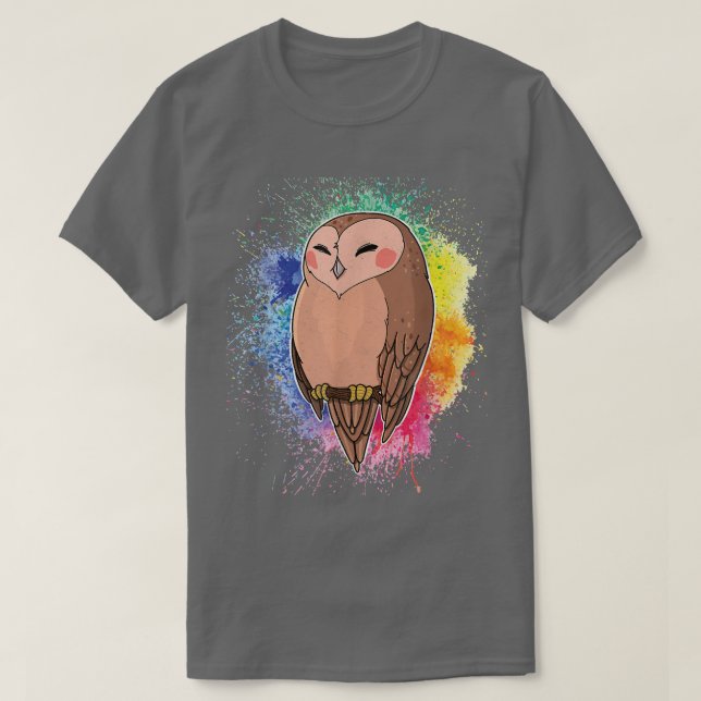 Camiseta Owl Birds Ornithologist Biology Biologist Night Cu (Diseño del anverso)