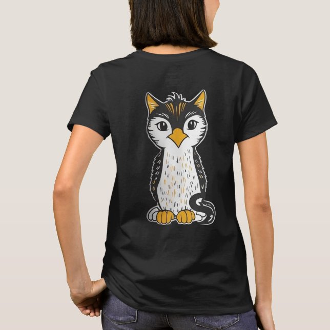 CAMISETA OWL CAT (Reverso)