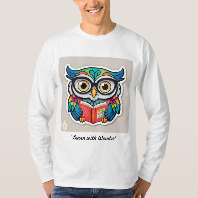 Camiseta "Owl-Ed Genius" (Anverso)