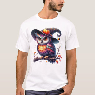 Camiseta Owl Feathered Magic
