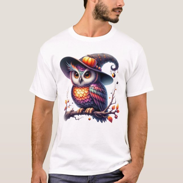Camiseta Owl Feathered Magic (Anverso)