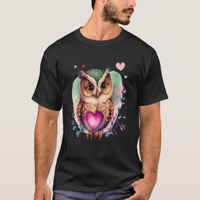 Camiseta Owl Forest Mythology Night Owl (Anverso)