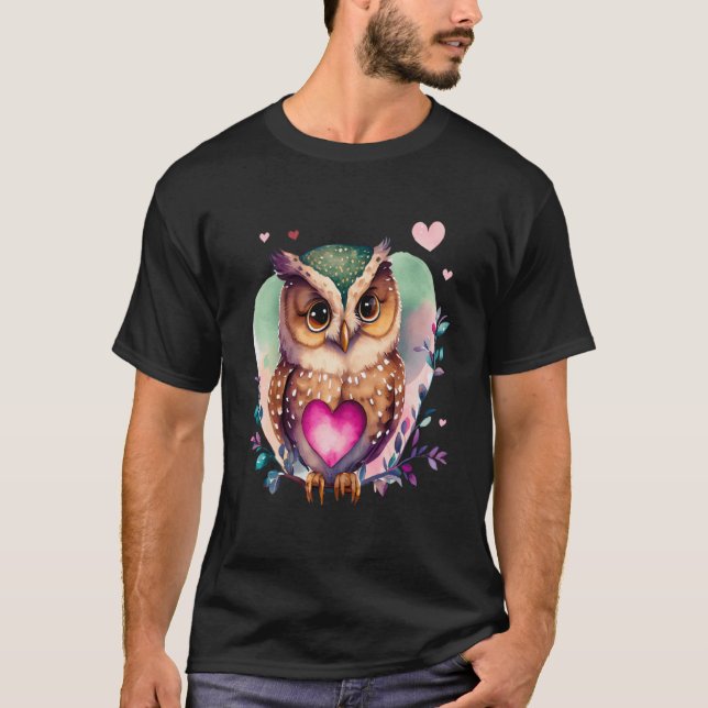Camiseta Owl Forest Mythology Night Owl (Anverso)