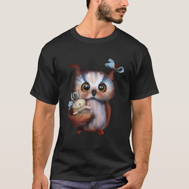 Camiseta Owl Forest Mythology Night Owl 11 (Anverso)