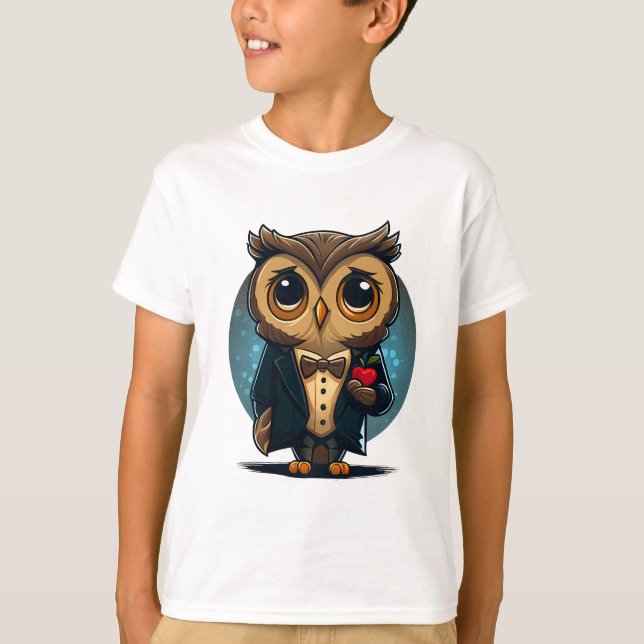 Camiseta Owl Groom in Love: Perfect El día de San Valentín  (Anverso)