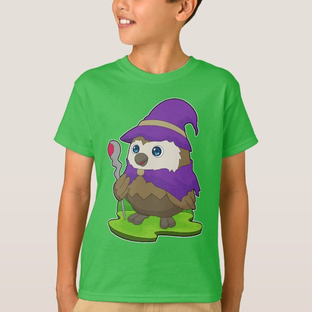 Camiseta Owl Halloween Witch (Anverso)