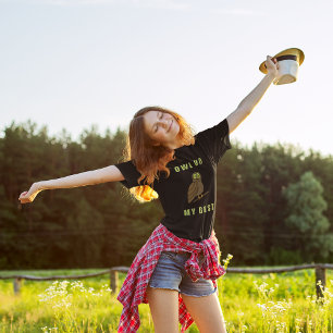 Camiseta Owl Haz Mi Mejor Ornitología Graciosa De Pun Bird