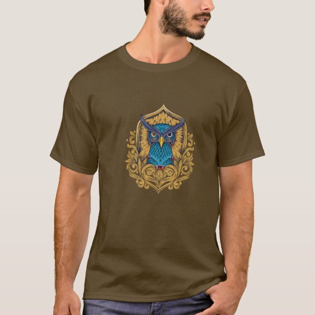 Camiseta Owl king (Anverso)