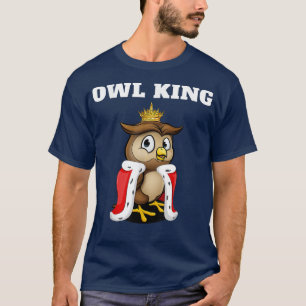 Camiseta Owl King Boys Owl Tshirt Mens Owl