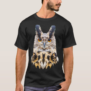 Camiseta Owl Motive Proud Owl al estilo de polígono WPAP Ow