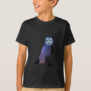Camiseta Owl night sky