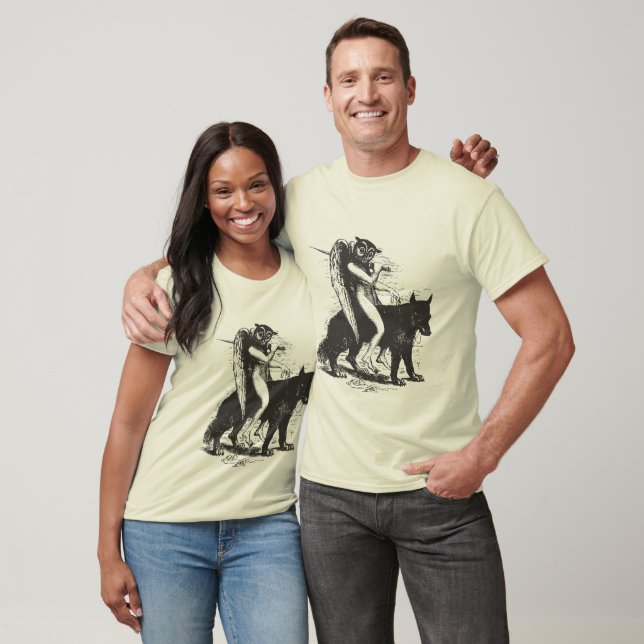 Camiseta Owl on Wolf (Unisexo)