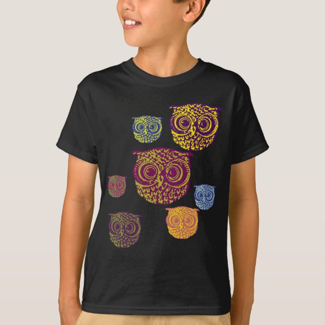 Camiseta owl pattern (Anverso)