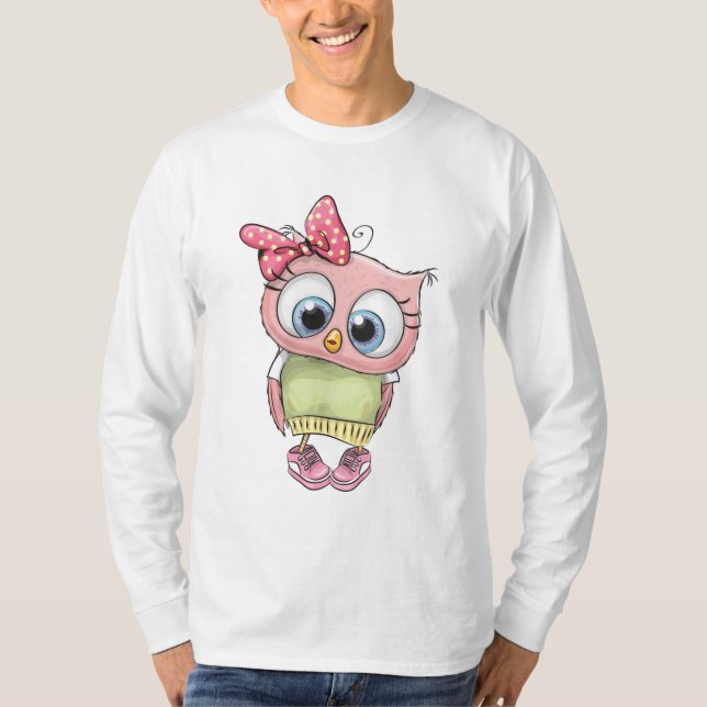Camiseta Owl Personalizado (Anverso)
