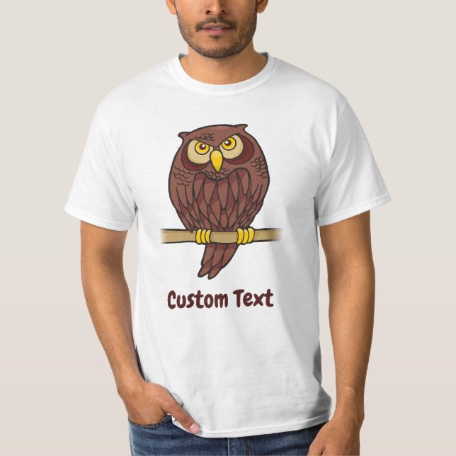 Camiseta Owl Personalizado T-Shirt (Anverso)