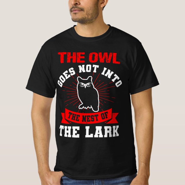 Camiseta Owl quote gift for owl lovers (Anverso)