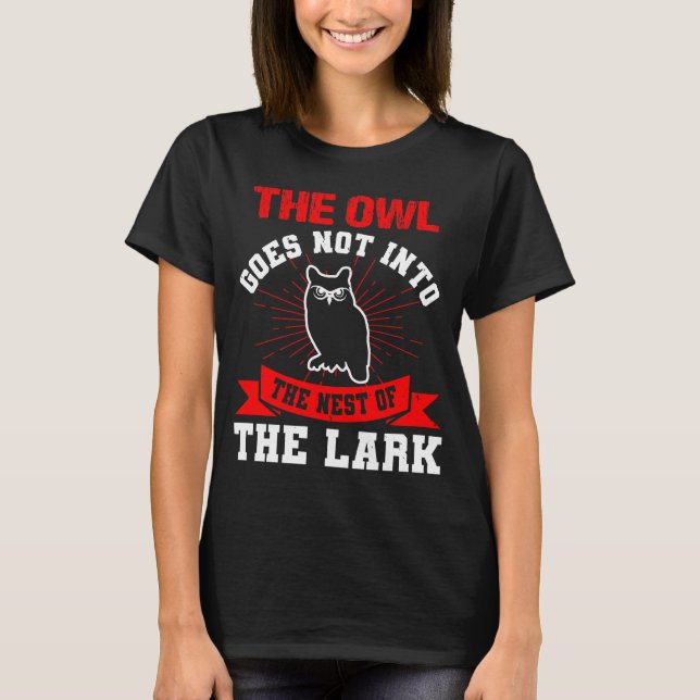 Camiseta Owl quote gift for owl lovers (Anverso)