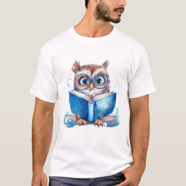 Camiseta Owl Read Book