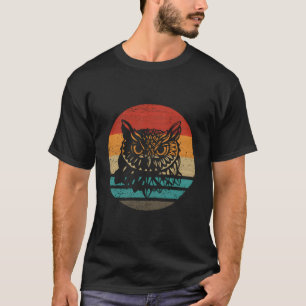 Camiseta Owl Retro Style Vintage