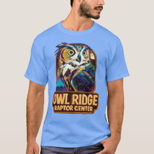 Camiseta Owl Ridge Raptor Center Gran búho cornudo Premium