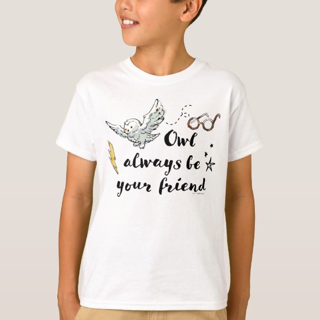 Camiseta Owl Siempre Sea Tu Amigo (Anverso)