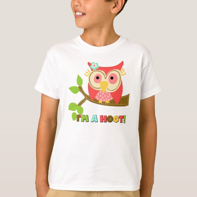 Camiseta Owl, soy un Hoot (Anverso)