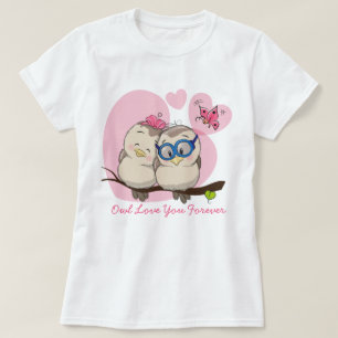 Camiseta Owl Te Ama Por Siempre
