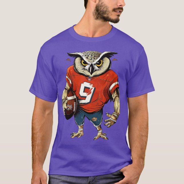 Camiseta Owl Touchdown Americano (Anverso)