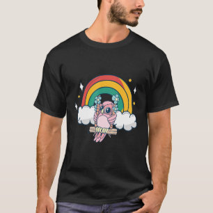 Camiseta Owl Uhu retro y búhos coloridos
