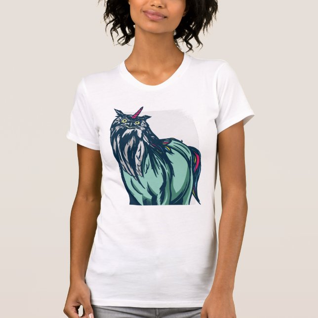 Camiseta Owl Unicorn (Anverso)