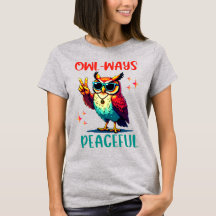 Owl-Ways Peaceful, Graciosa Lechuza Groovy