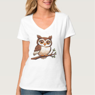 Camiseta Owlie: El amigo de la rama adorable