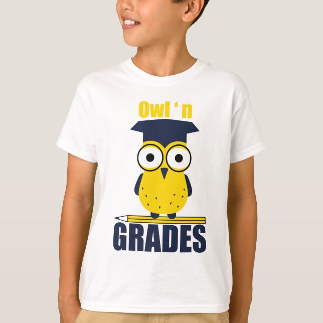 Camiseta Owl'n Grades (Anverso)
