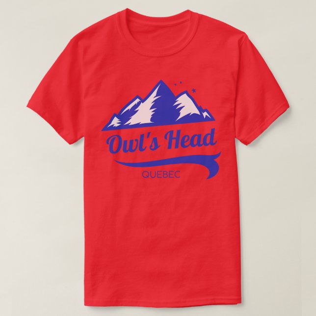 Camiseta Owls Head ski Quebec (Diseño del anverso)