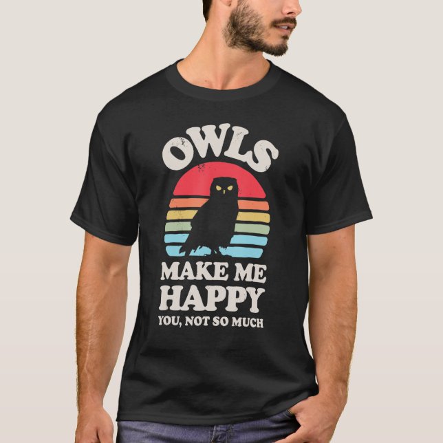 Camiseta OWLS Me Hizo Feliz No Tanto (Anverso)
